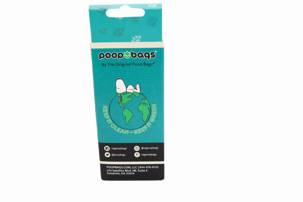 USDA Biobased Peanuts Leash Rolls (60 CT), BLACK/GREEN
