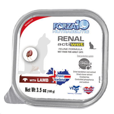 Forza10 Actiwet Renal Support Canned Cat Food - 3.5-oz/32 Pk