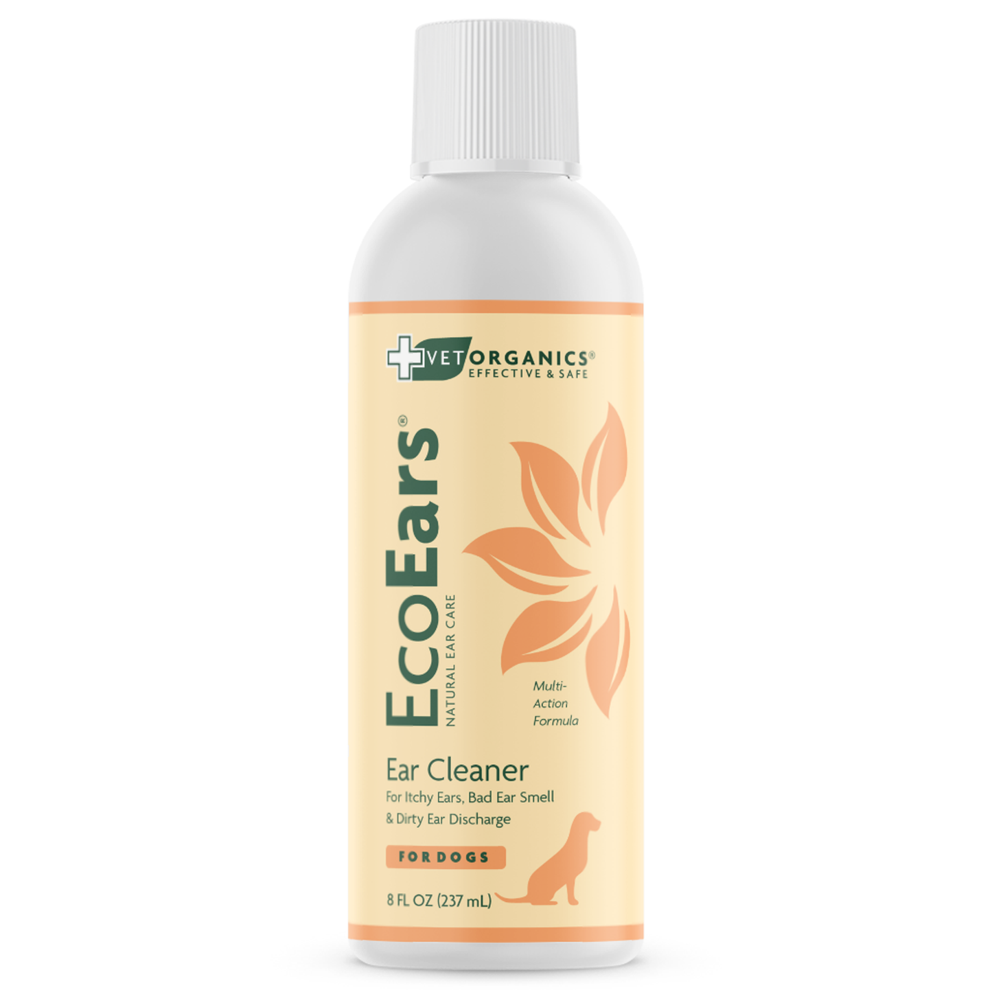 EcoEars Dog Ear Cleaner - Infection Formula, 8 oz