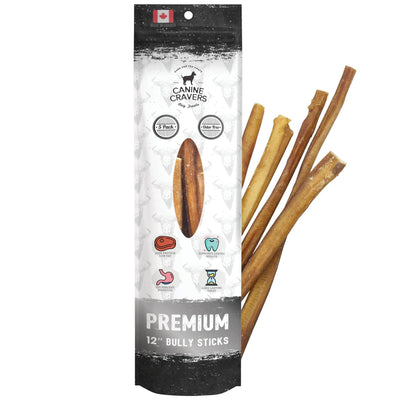 Premium Beef Bully Stick 12", 1 lb
