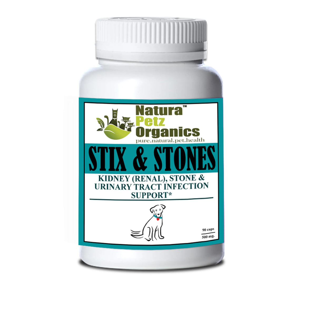 Stix And Stonessules Kidney, Urinary Infection & Stone, DOG, 500 mg 90 cap