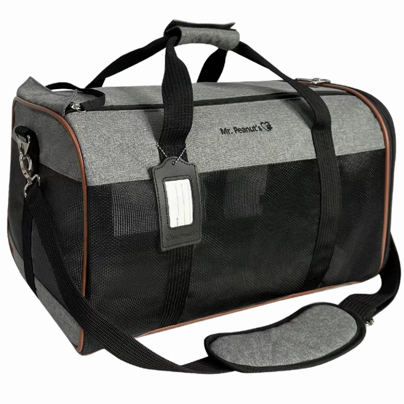 Mr. Peanut's Rhodium Series Soft Sided Pet Carrier | Wire Frame Mini