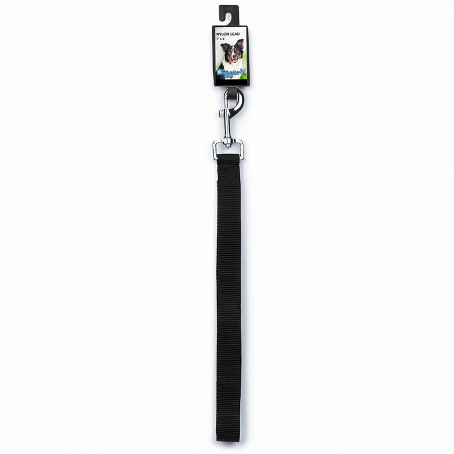 Digger's Nylon Dog Lead | 1-Inch Heavy Duty Leash for Large Dogs