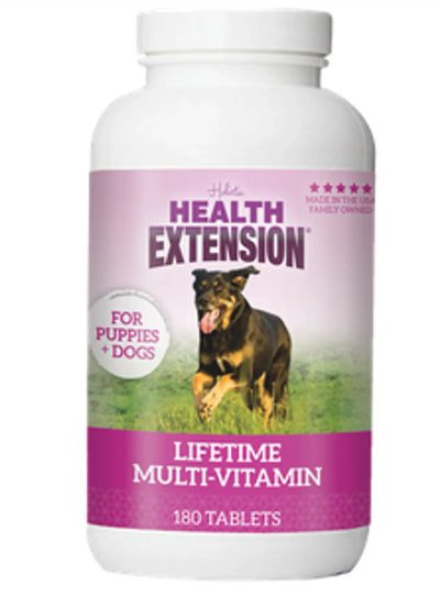Health Extension Lifetime Dog Vitamins – Immune & Digestive Support, 180ct