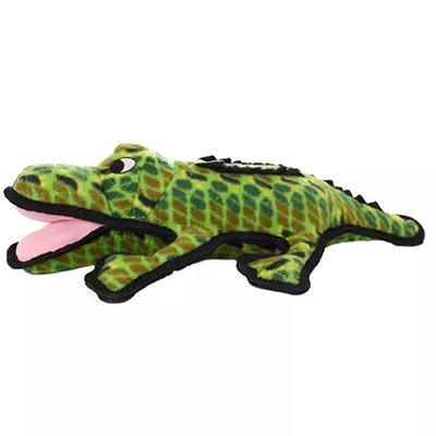 Tuffy Ocean Creature Alligator Durable Dog Toy – Green – 4 Layer Material