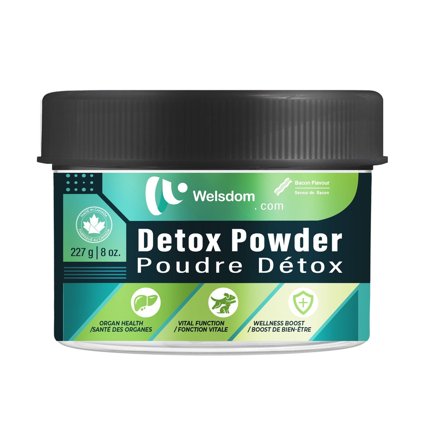Detox Powder, Bacon Flavor, 8 oz