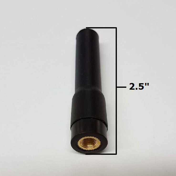 The Buzzard's Roost Shorty Extended Range Antenna for Garmin Alpha – Black
