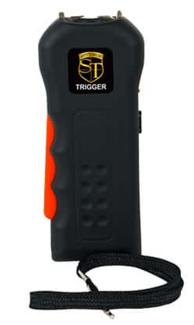 Trigger 75M Stun Gun Flashlight with Disable Pin - Black