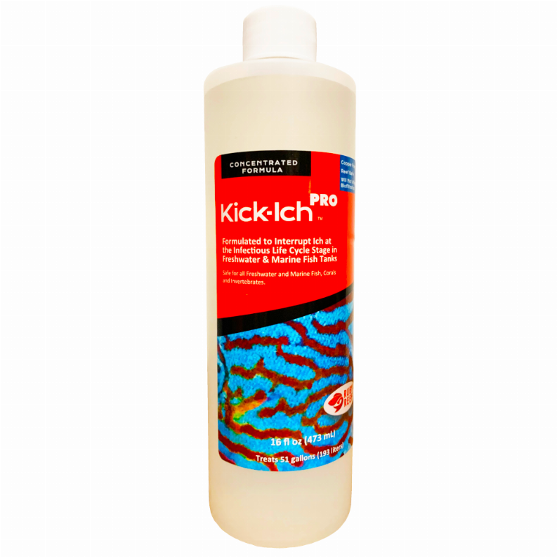 Ruby Reef Kick-Ich PRO | Concentrated Ich Treatment for Fish - 16 oz