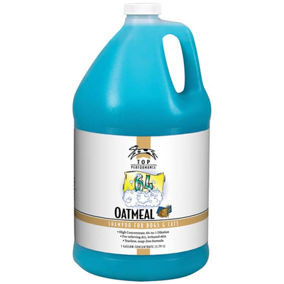 Top Performance Oatmeal Dog Shampoo – 64:1 Concentrate, 1 Gallon