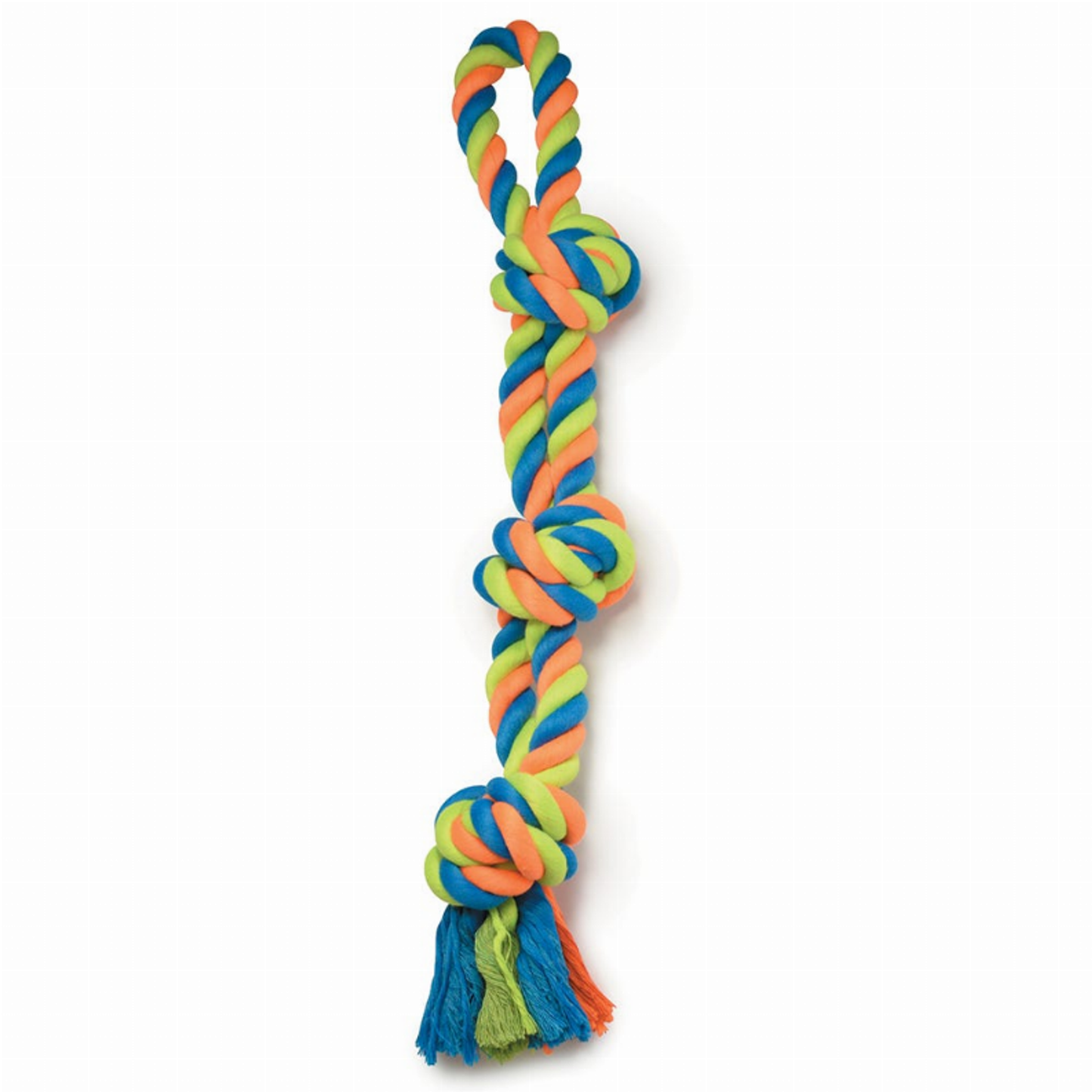Pet Edge Mighty Bright Double Tug Durable Dog Toy – High Visibility
