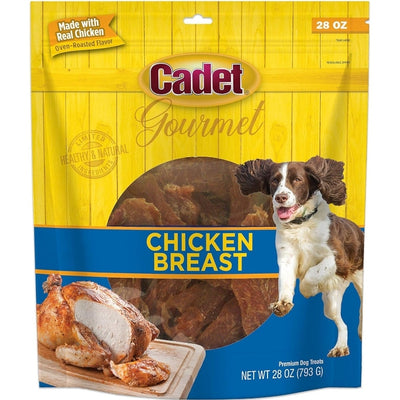 Cadet Gourmet Chicken Breast Dog Treats – High Protein Oven-Roasted, 28 oz