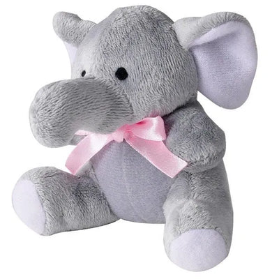 Zanies Itty Bitty Teeny Elephant Plush Squeaky Dog Toy for Small Breeds
