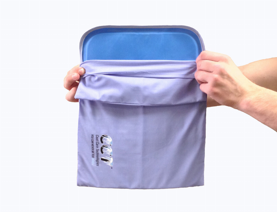 The Green Pet Shop Cool Flash Pad Cover – Periwinkle Cotton Blend