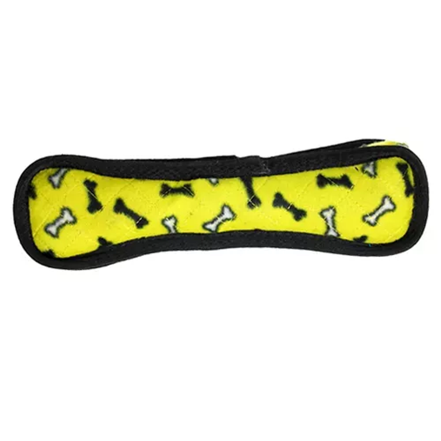 Tuffy Ultimate Bone Dog Toy – Large Yellow Durable Floating Tug Toy
