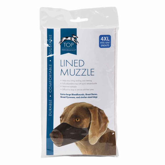 TP Lined Nylon Muzzle 10.75InSnout 4XL, 10.75In Snout 4XL