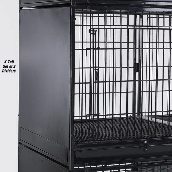 Pet Edge PS Modular Cage Side Panels - 2-Piece XL Stainless Steel
