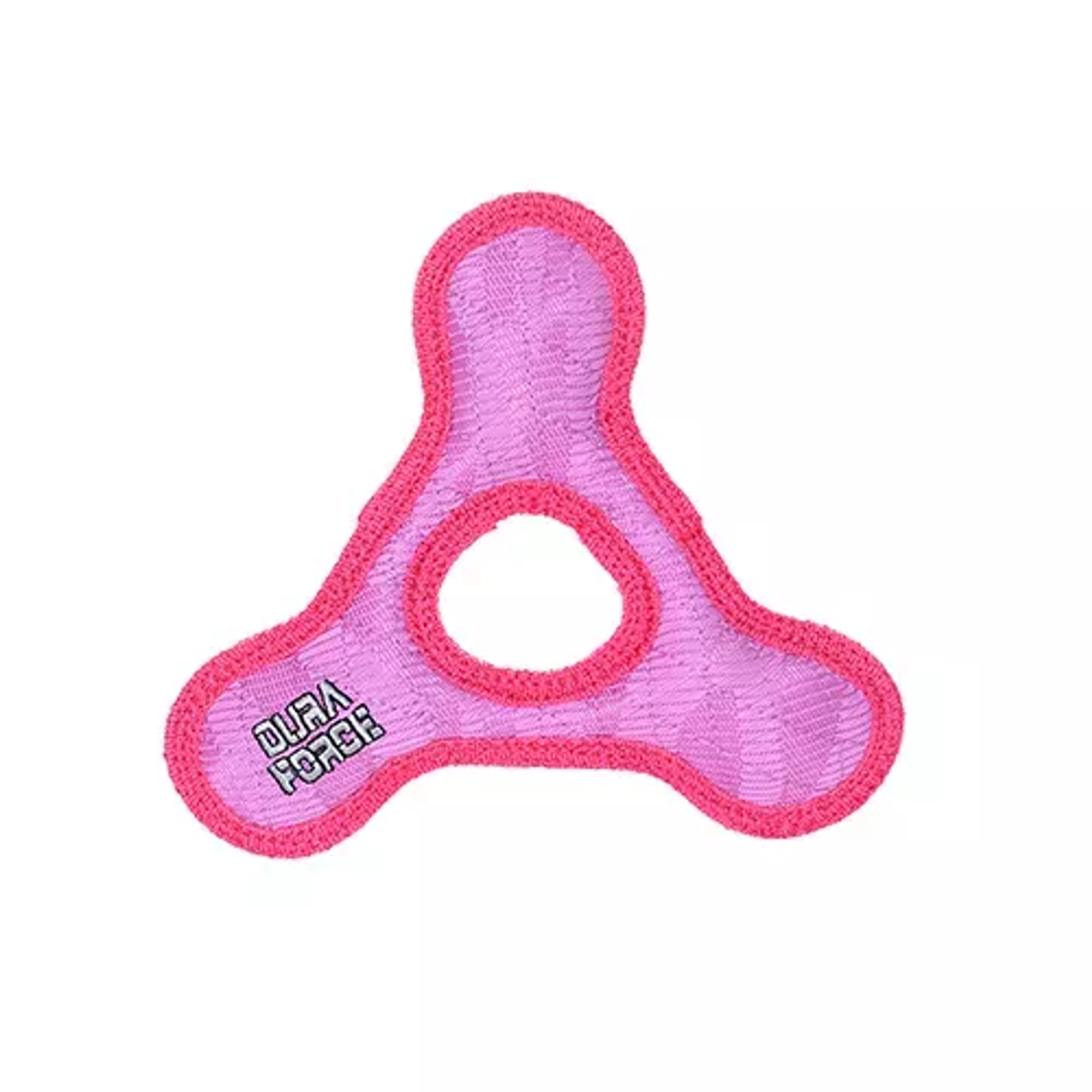 DuraForce Jr Triangle Ring Tiger Dog Tug Toy - Pink - VIP Products
