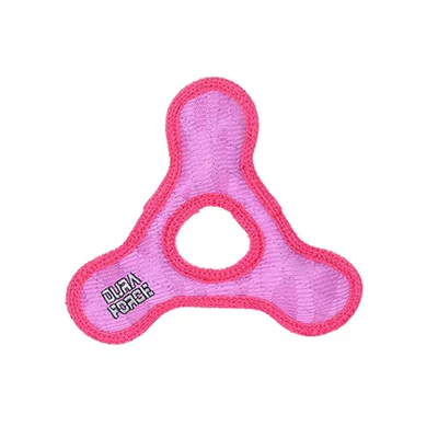 DuraForce Jr Triangle Ring Tiger Dog Tug Toy - Pink - VIP Products