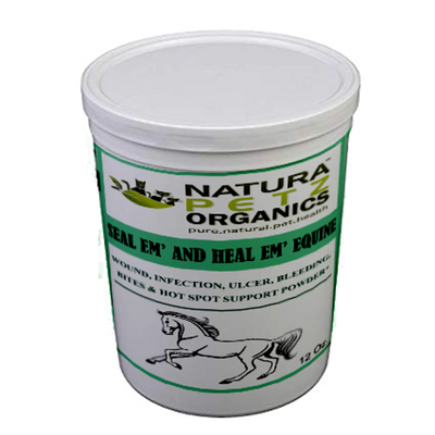 seal em and heal em powder equine wound infection ulcer 12 oz