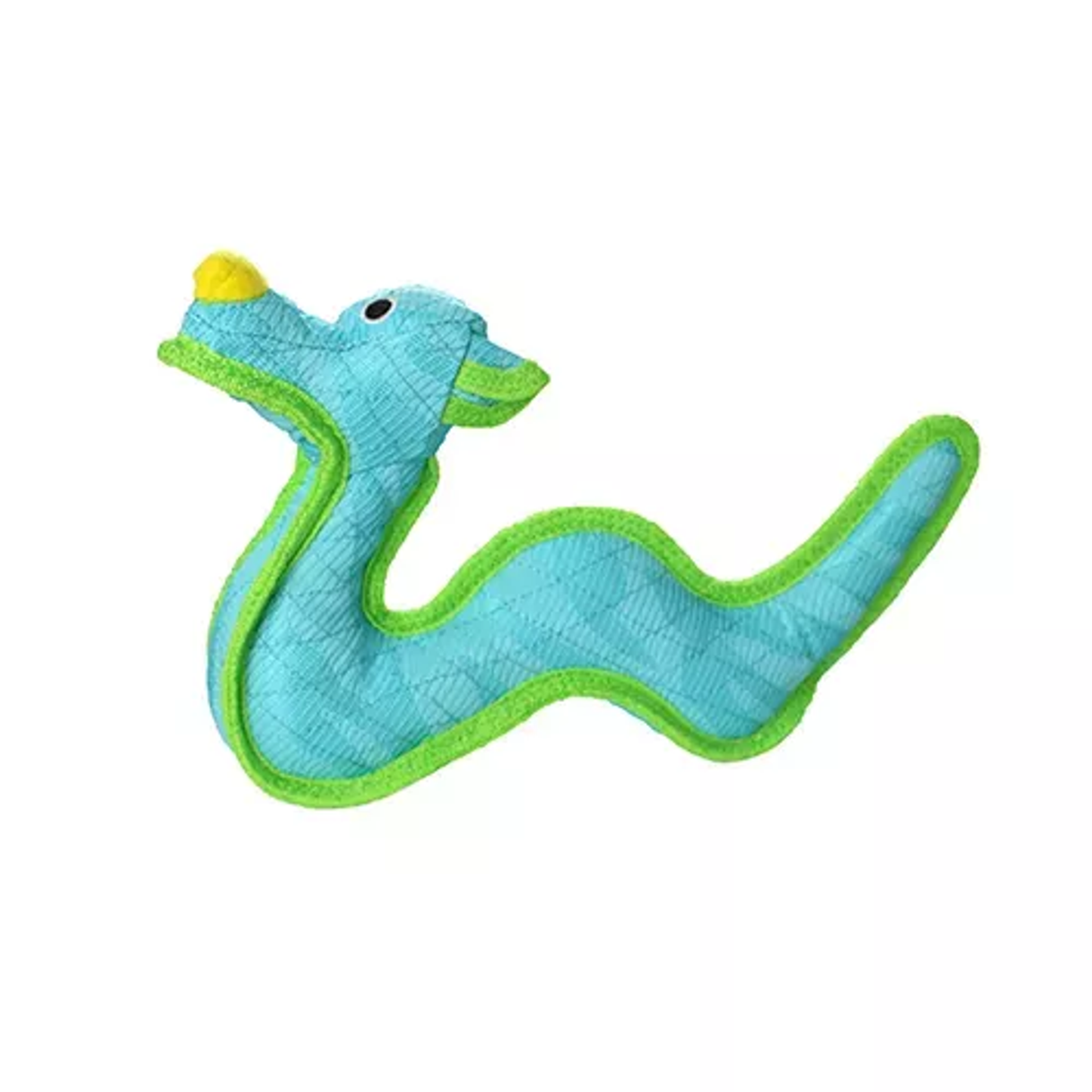 DuraForce Dragon Tiger Durable Dog Tug Toy | Blue-Green Woven Mesh