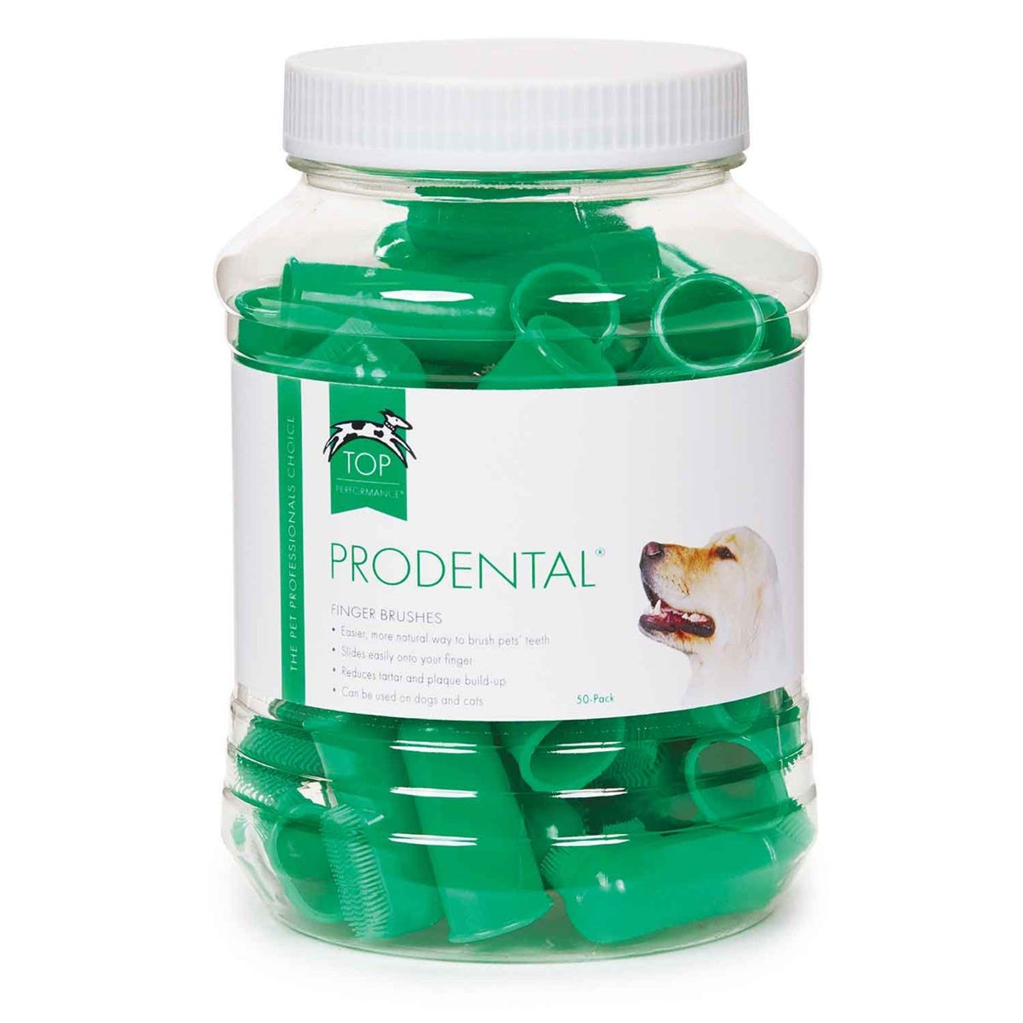 Pet Edge ProDental Finger Brushes – Disposable Pet Toothbrushes, 50 Count
