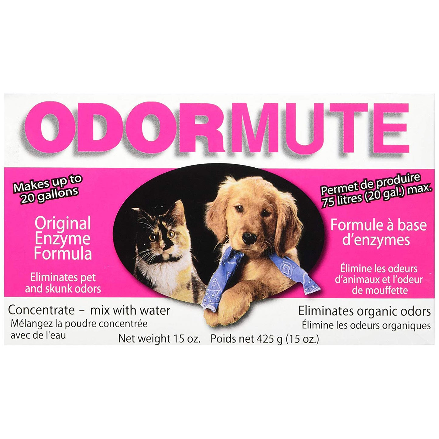 Hueter Toledo Odormute Unscented Enzyme Odor Eliminator Powder, 15 oz