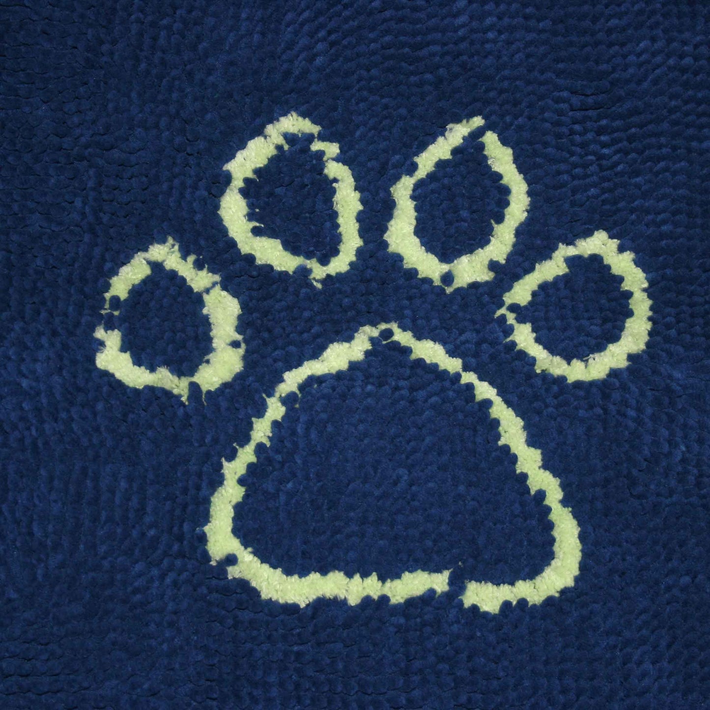 DGS Pet Products Dirty Dog Microfiber Doormat - Marine/Lime - 31x20