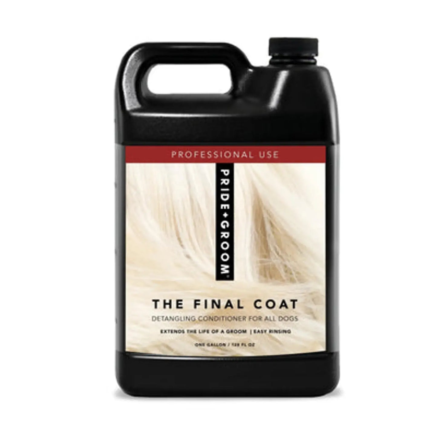 PRIDE+GROOM The Final Coat Dog Conditioner | Natural Shine & Detangling - Select Size