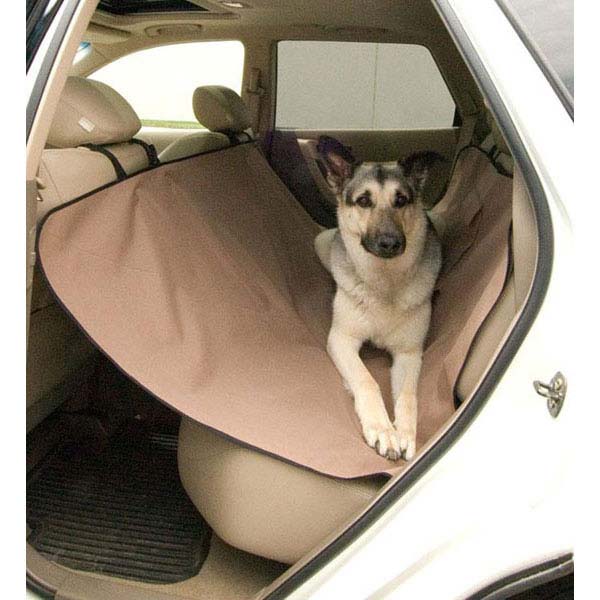 K&H Pet Products Car Seat Saver – Water-Resistant Nylon Cover, Tan