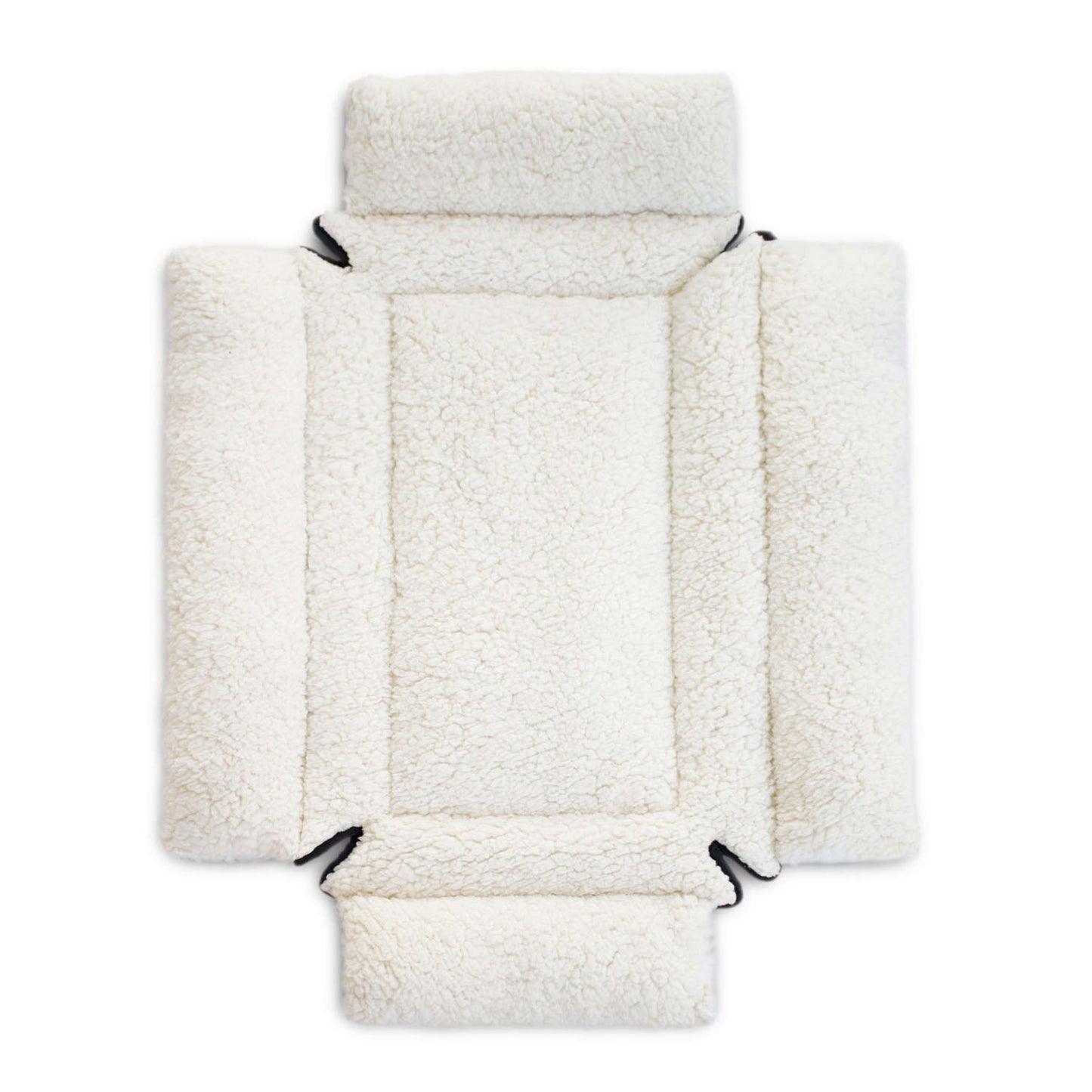 K&H Pet Products Deluxe Bolster Dog Crate Pad | Plush Fleece - 21x31