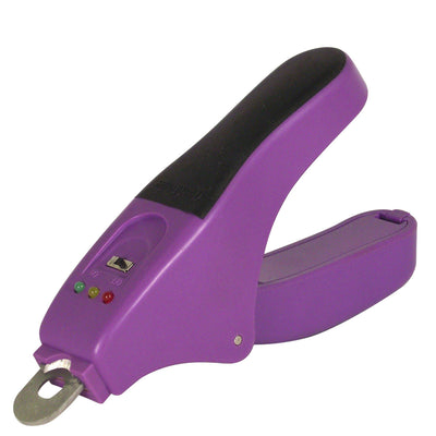 Miracle Care QuickFinder Safety Nail Clipper for Small Dogs | Purple
