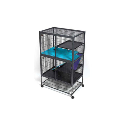 Midwest Critter Nation Top Pan Cover - Teal/Purple Polyester - 35x23