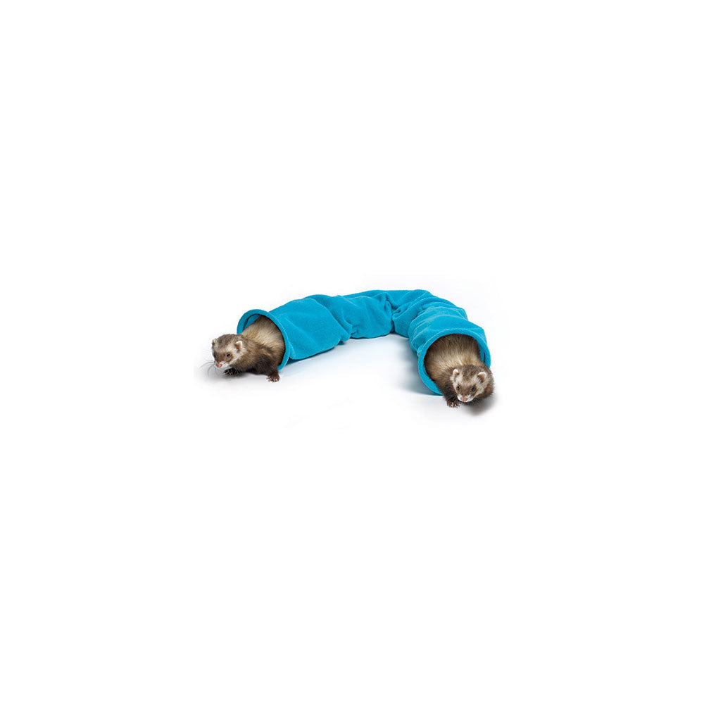 Midwest Ferret Hide and Seek Tunnel - Teal/Purple Polyester - 40 Inch
