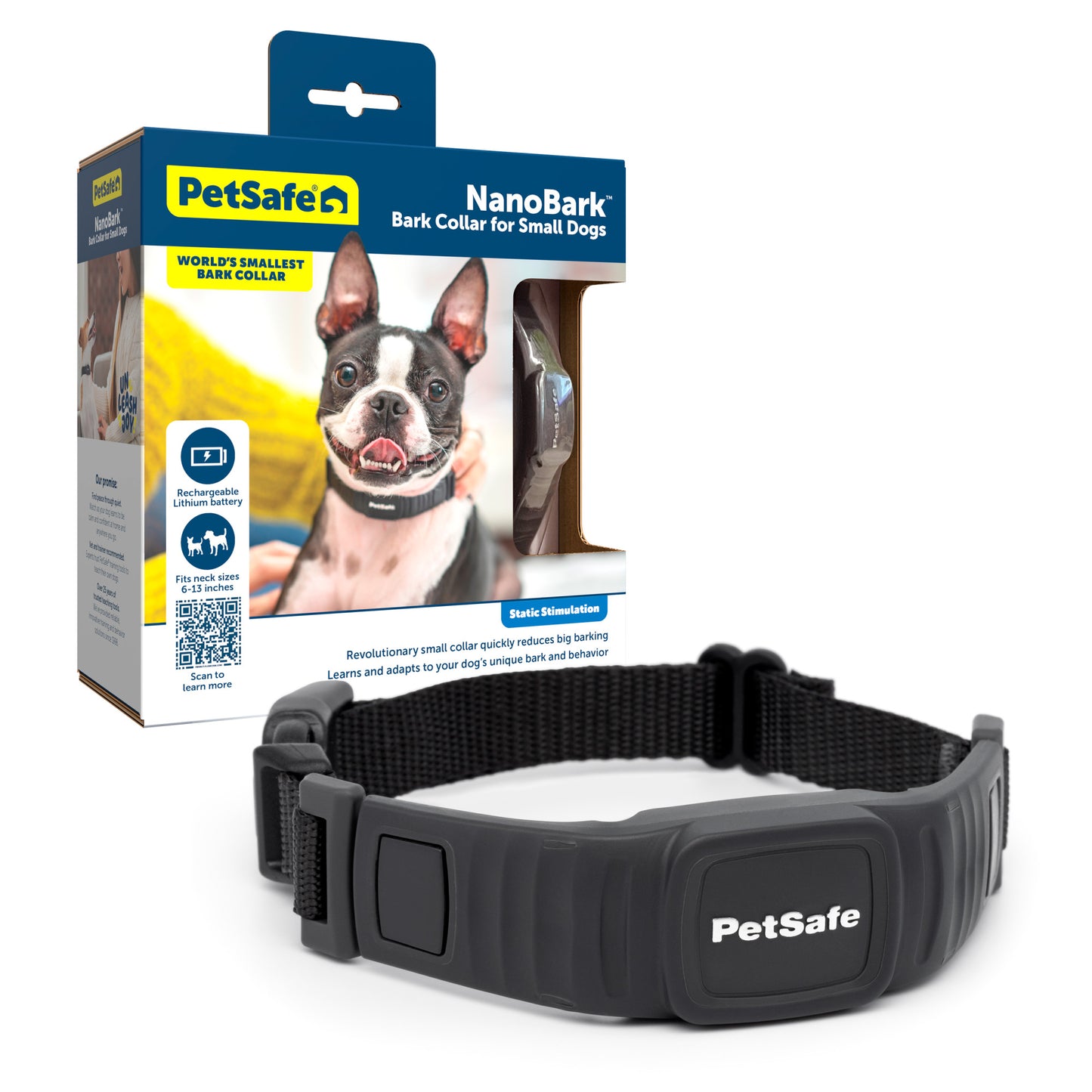 PetSafe Nano Dog Bark Control Collar Black 6.2" x 2.8" x 6.4"