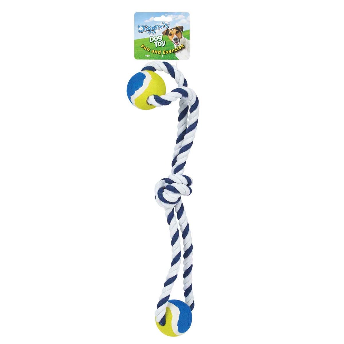 DiGuardian Gearer's Figure 8 Rope Toy W Tennis