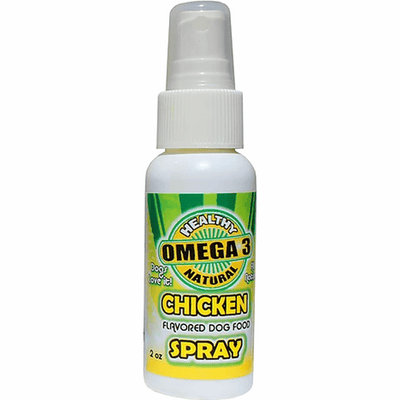 Flavored Sprays Chicken Dog Food Topper – Vegan Omega 3 Spray, 2oz