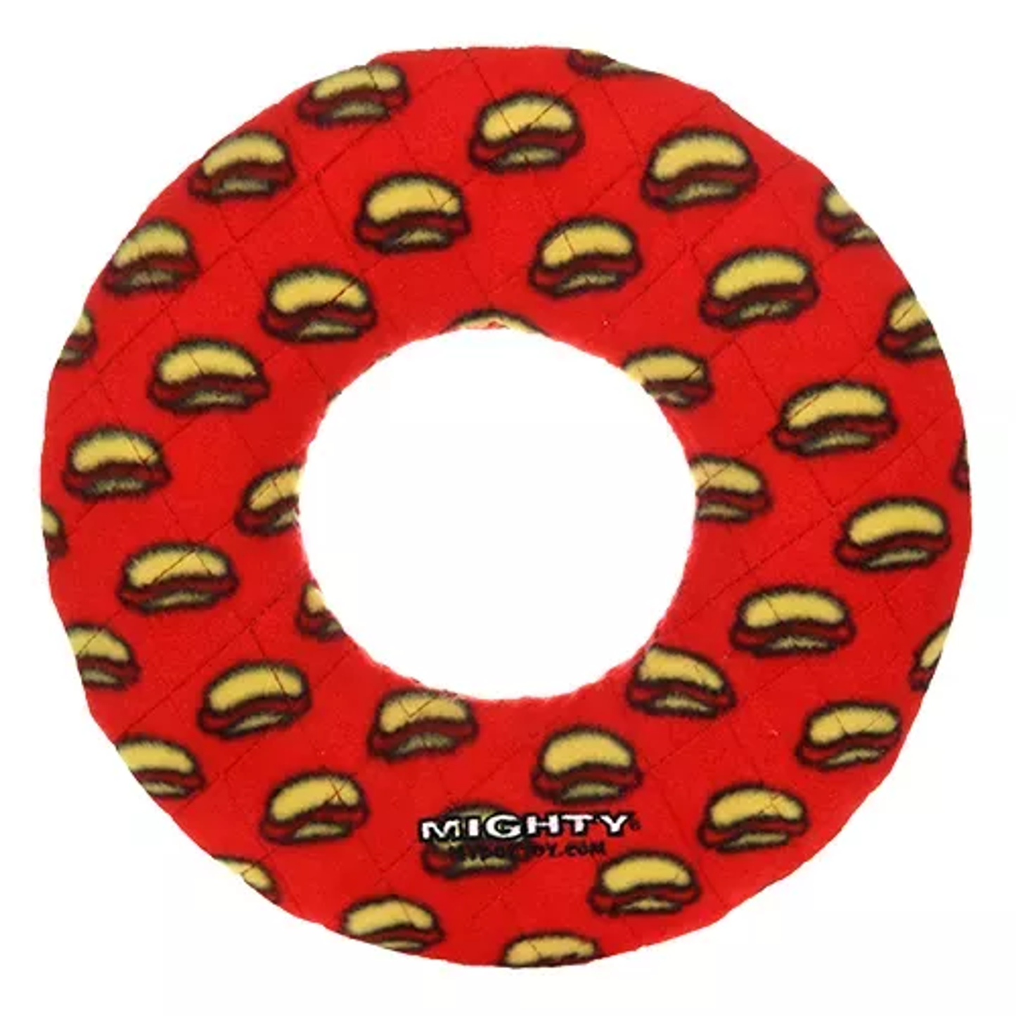 Mighty Ring Dog Toy by VIP Products – Durable Red Tug Toy for Dogs