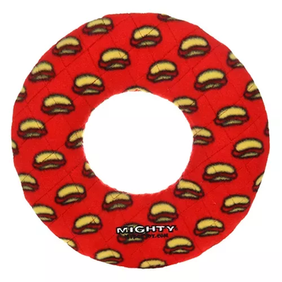 Mighty Ring Dog Toy by VIP Products – Durable Red Tug Toy for Dogs