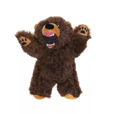 Mighty Jr Angry Animals Bear – Durable Plush Dog Toy by VIP Products