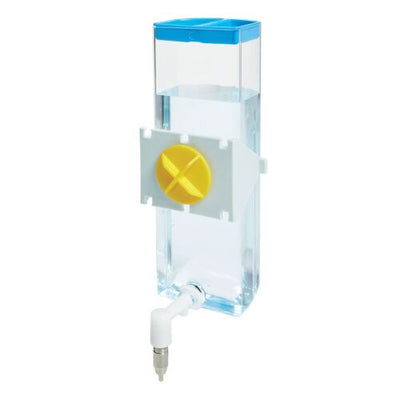 Midwest Small Animal Water Bottle – Clear Blue with Stainless Steel Spout