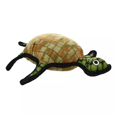 Tuffy Ocean Creature Turtle Durable Dog Toy – Tan & Green – Floats