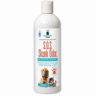PPP Skunk Odor Remover Shampoo – Hypoallergenic Coconut Scent, 16 oz