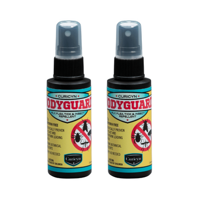 Curicyn BodyGuard Non-Toxic Fly, Flea & Tick Repellent Spray - 2 Pack