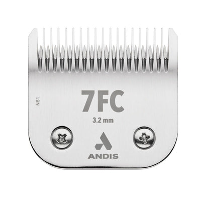 Andis UltraEdge 7FC clipper blade with 3.2 mm cut length.