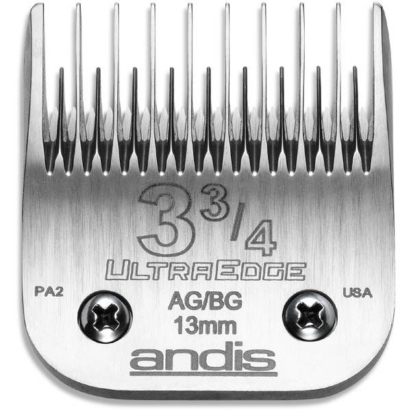 Andis UltraEdge 3 3/4 skip-tooth clipper blade with 13mm cut length.