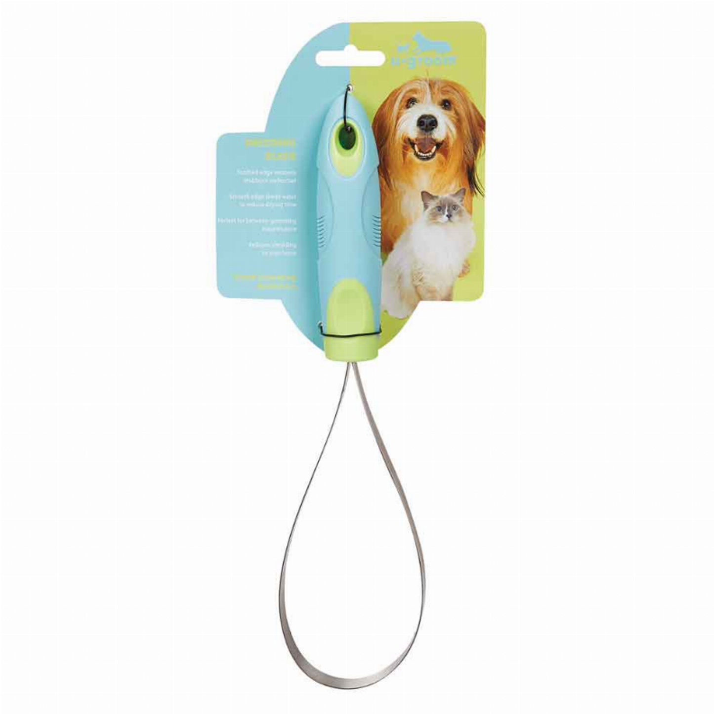 u-Groom Shedding Blade for Dogs by Pet Edge – Small Grooming Tool