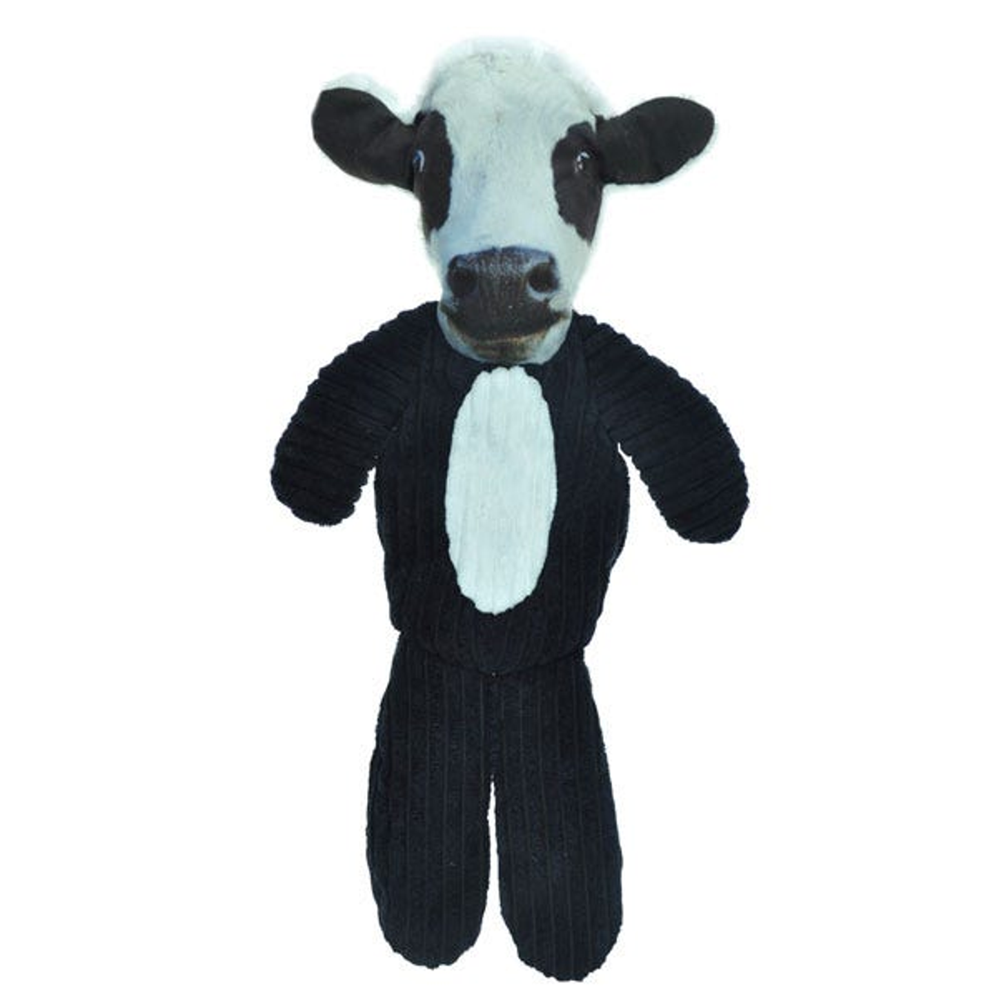 Pet Edge FZ Full Body Flattie Cow Plush Dog Chew Toy – ZD211715