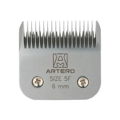 Artero Ceramic 5F clipper blade, 6mm length, with two screws.