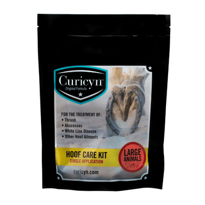 Curicyn Hoof Care Kit | 3-Piece Equine and Livestock Hoof Soak Set